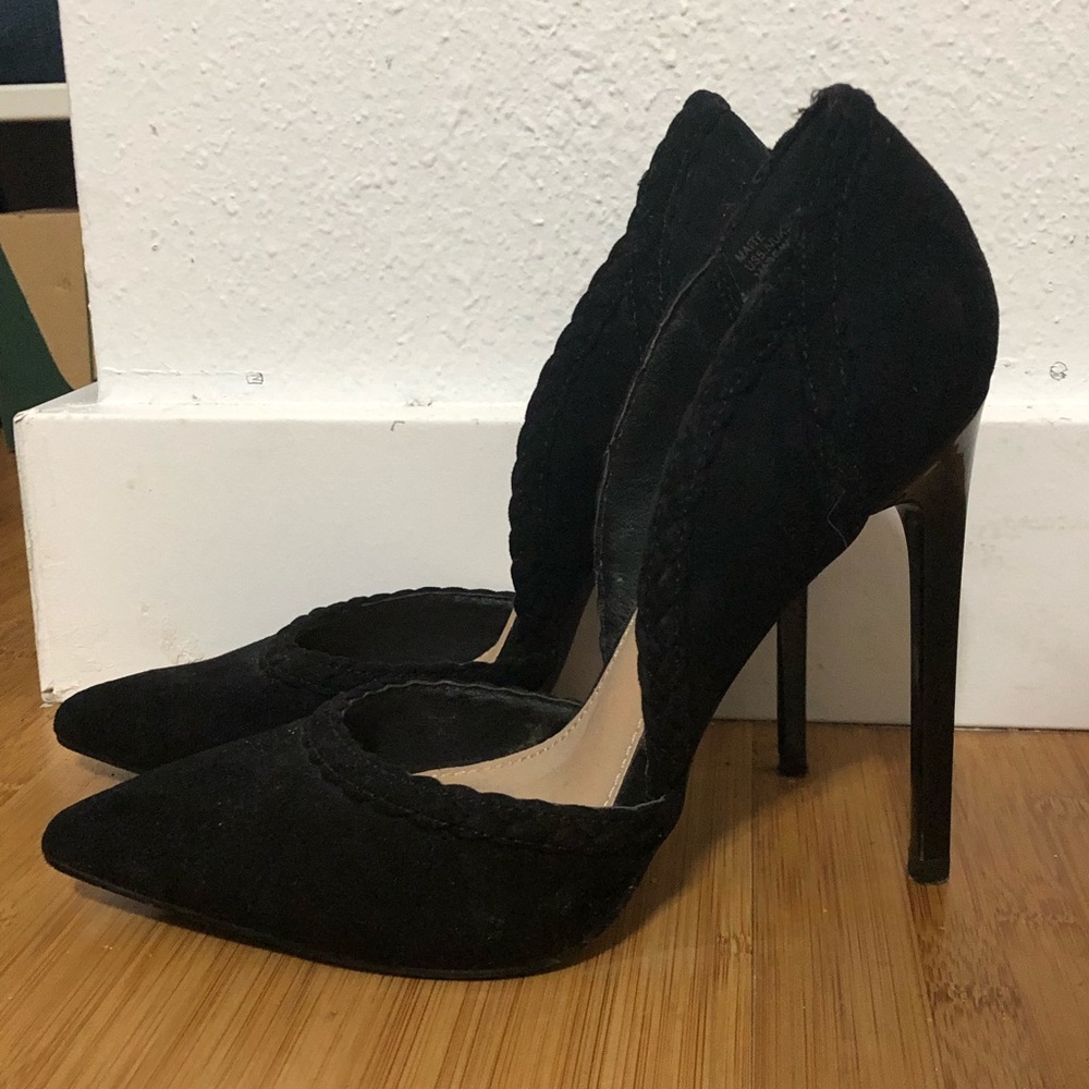 Black stilettos